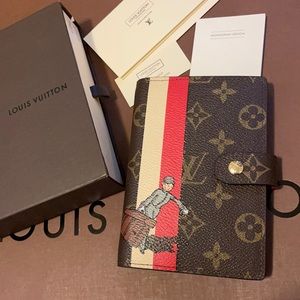 LV monogram groom PM agenda